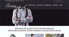 Desktop Screenshot of excellent-clothes.de