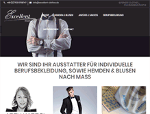 Tablet Screenshot of excellent-clothes.de